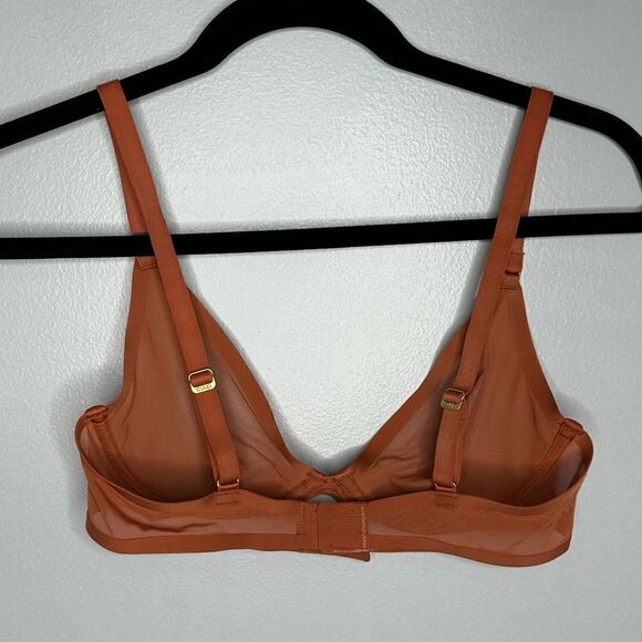 CUUP the plunge in Clay Orange Bra womens Size 32 C - Picture 3 of 5